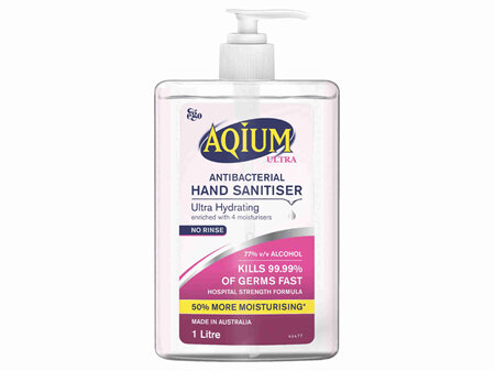 Aqium Ultra Antibacterial Hand Sanitiser 1L