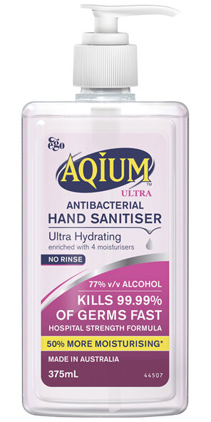 Aqium Ultra Antibacterial Hand Sanitiser 375ml