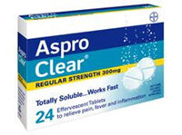 Aspro Clear 300mg 24 Tablets