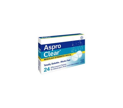 Aspro Clear 300mg 24 Tablets