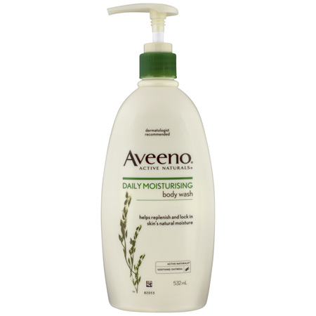 Aveeno Active Naturals Daily Moisturising Lightly Fragranced Body Wash 532mL