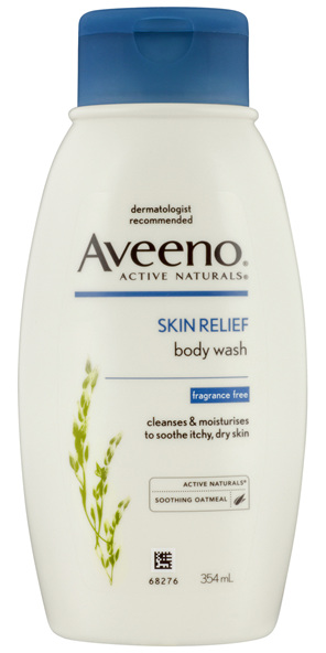 Aveeno Active Naturals Skin Relief Fragrance Free Body Wash 354 mL