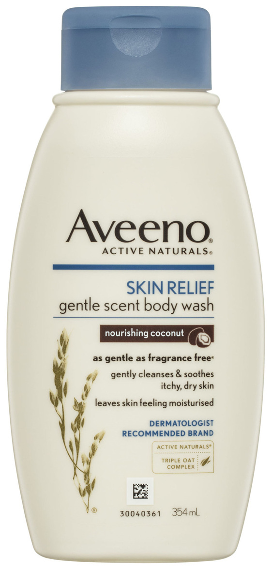 Aveeno Active Naturals Skin Relief Gentle Scent Body Wash Nourishing Coconut 354mL