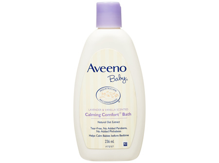 Aveeno Baby Calming Comfort Lavender and Vanilla Scented Bath 236mL