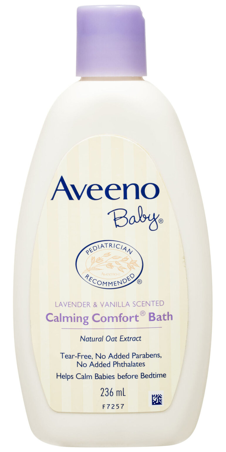 Aveeno Baby Calming Comfort Lavender and Vanilla Scented Sensitive Bath Wash 236mL