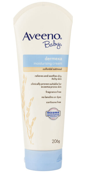 Aveeno Baby Dermexa Fragrance Free Eczema Prone Sensitive Moisturising Cream 206g