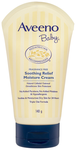 Aveeno Baby Soothing Relief Fragrance Free Moisture Cream 140g