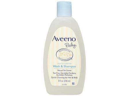 Aveeno Baby Wash & Shampoo Lightly Scented 236mL