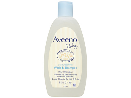 Aveeno Baby Wash & Shampoo Lightly Scented 236mL