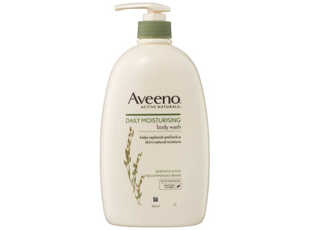 Aveeno Daily Moisturising Light Fragrance Gentle Scent Body Wash Nourish Hydrate Normal Dry