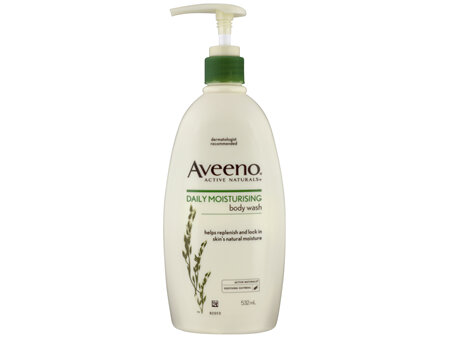 Aveeno Daily Moisturising Light Fragrance Gentle Scent Body Wash Nourish Normal Dry Sensitive Skin