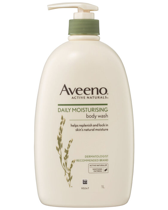 Aveeno Daily Moisturising Light Fragrance Gentle Scent Body Wash Nourish Hydrate Normal Dry