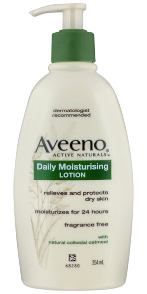 Aveeno Daily Moisturising Non-Greasy Fragrance Free Body Lotion 48-Hour Hydration Soothe Normal Dry