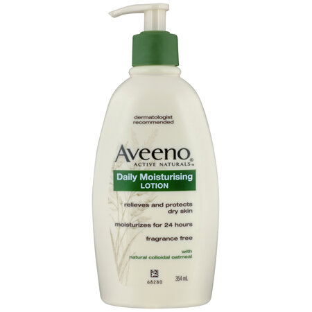 Aveeno Daily Moisturising Non-Greasy Fragrance Free Body Lotion 48-Hour Hydration Soothe Normal Dry