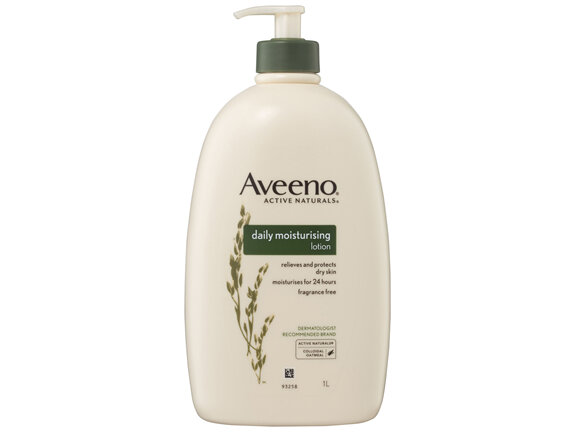 Aveeno Daily Moisturising Non-Greasy Fragrance Free Body Lotion 48-Hour Hydration Soothe Normal Dry