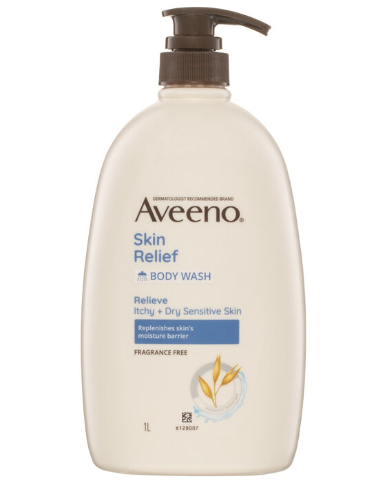 Aveeno Skin Relief Gentle Fragrance Free Body Wash Relieve Extra Dry Itchy Sensitive Skin
