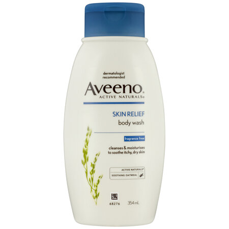 Aveeno Skin Relief Moisturising Fragrance Free Body Wash Soothe & Relieve Itchy Dry Sensitive Skin