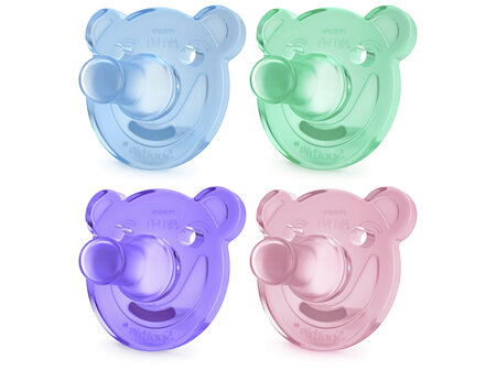 Avent Bear Soothie 0-3M 2 Pack