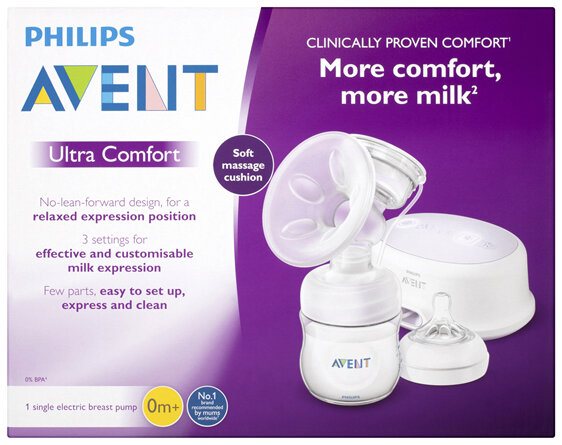 Avent Ultra Comfort Single Electric Breast Pump