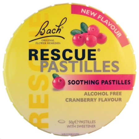 BACH Rescue Pastilles Cranberry 50g