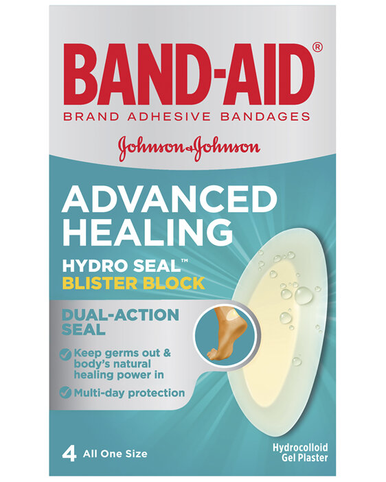 Band-Aid Advanced Healing Hydro Seal Blister Block 4 Pack