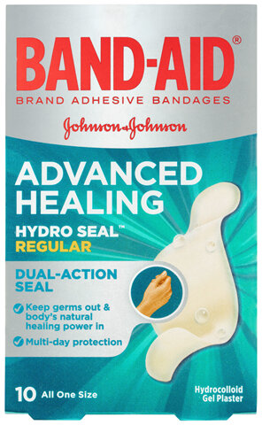 Band-Aid Advanced Healing Hydro Seal Regular Gel Plasters 10 Pack