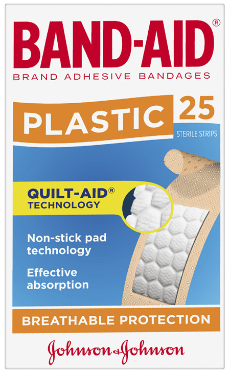 Band-Aid Brand Plastic Strips 25 Pack