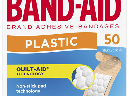 Band-Aid Brand Plastic Strips 50 Pack
