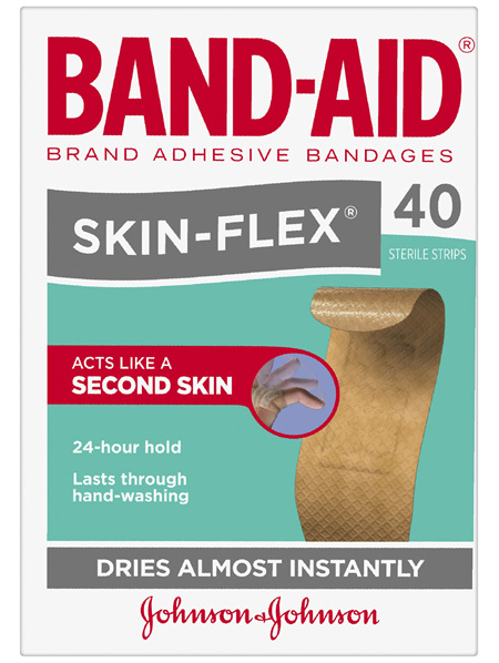 Band-Aid Brand Skin-Flex Strips 40 Pack