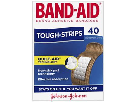 Band-Aid Brand Tough Strips 40 Pack