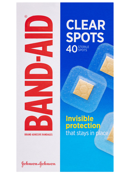 Band-Aid Clear Spots 40 Pack