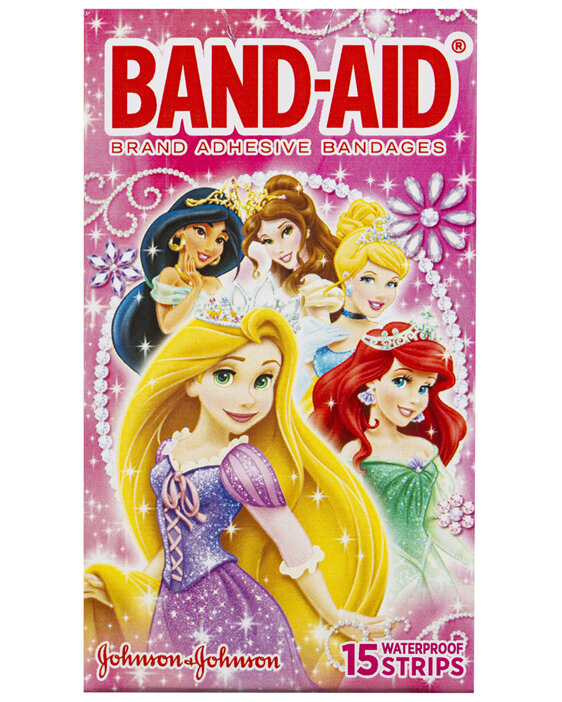 Band-Aid Disney Princess Waterproof Strips 15 Pack