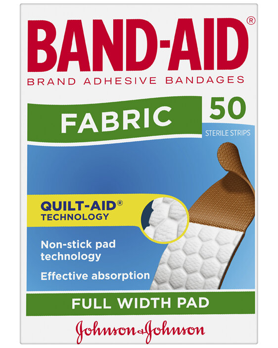 Band-Aid Fabric Strips 50 Pack