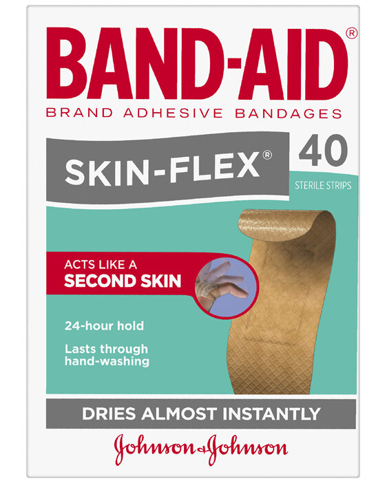 Band-Aid Skin-Flex Strips 40 Pack