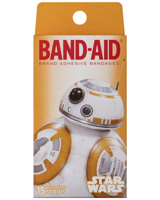 Band-Aid Star Wars Waterproof Strips 15 Pack