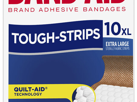 Band-Aid Tough Strips Extra Large Fabric 10 Pack