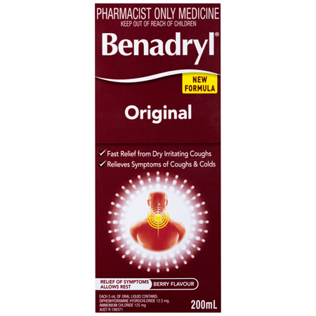 Benadryl Original Berry Flavour 200mL
