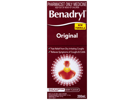 Benadryl Original Berry Flavour 200mL