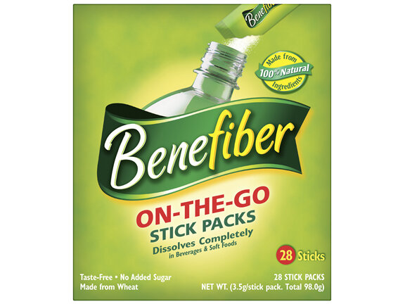 Benefiber On-The-Go Sticks, Natural Fibre Supplement 28 Pack