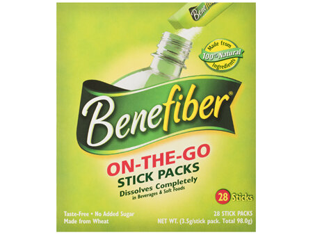 Benefiber On-The-Go Sticks, Natural Fibre Supplement 28 Pack