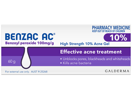 Benzac AC High Strength 10% 60g Acne Gel