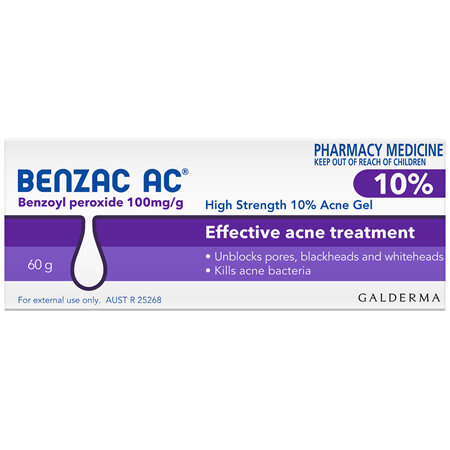 Benzac AC High Strength 10% 60g Acne Gel