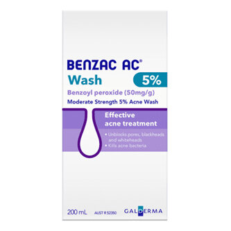 BENZAC Acne Wash 5% 200ml