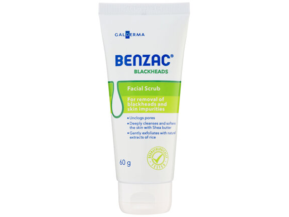 Benzac Blackhead Control Facial Scrub 60g