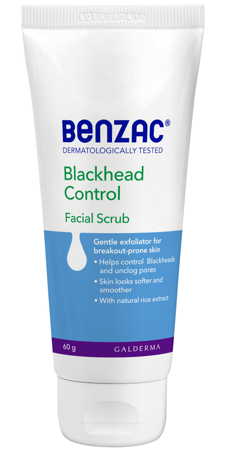 Benzac Blackhead Control Facial Scrub 60g