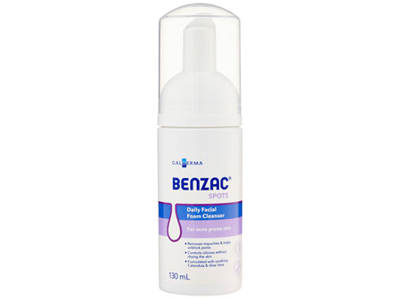 Benzac Purifying Foam Cleanser 130mL