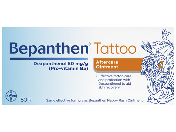 Bepanthen Tattoo Aftercare and Protection Ointment 50g