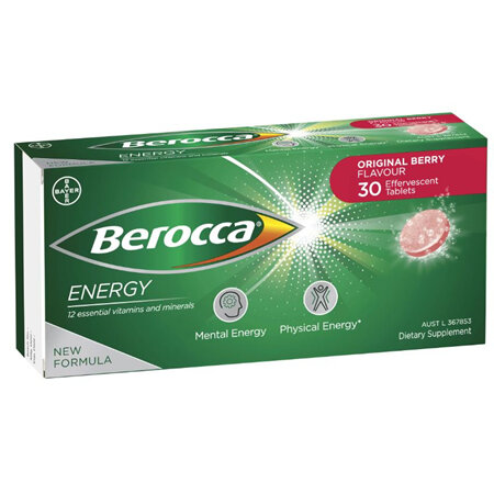 Berocca Energy Original Berry 30s