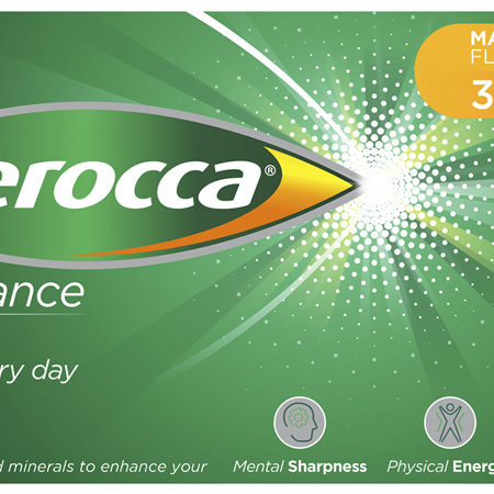 Berocca Energy Vitamin Mango & Orange  Effervescent Tablets 30 Pack