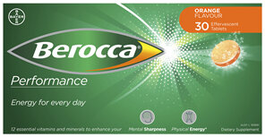 Berocca Energy Vitamin Orange Effervescent Tablets 30 pack